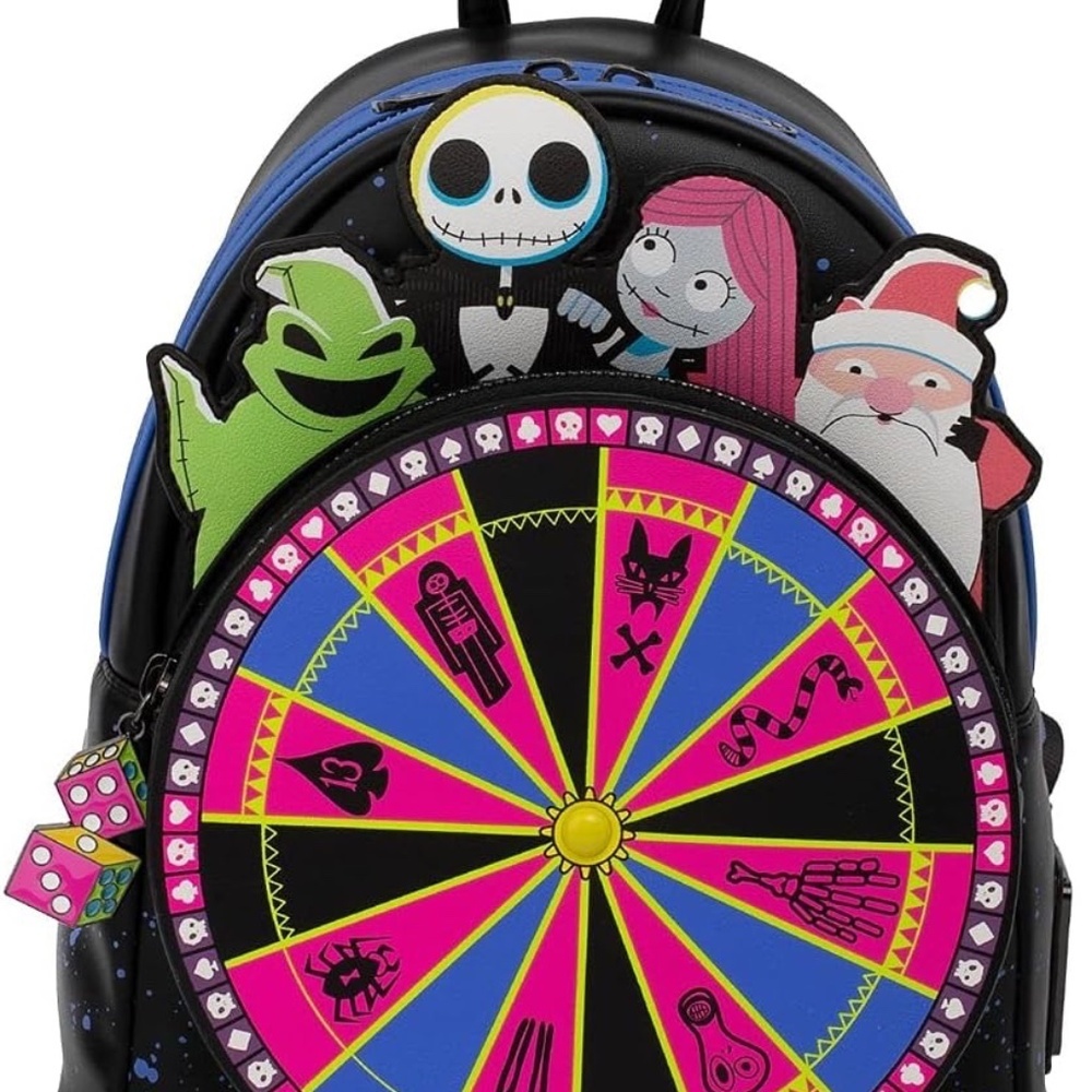 Loungefly Disney Nightmare Before Christmas Oogie Boogie Wheel NWT​